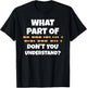 Funny What Part Of Morse Don't You Understand Ham Radio Code T-Shirt - T-Shirt | Black