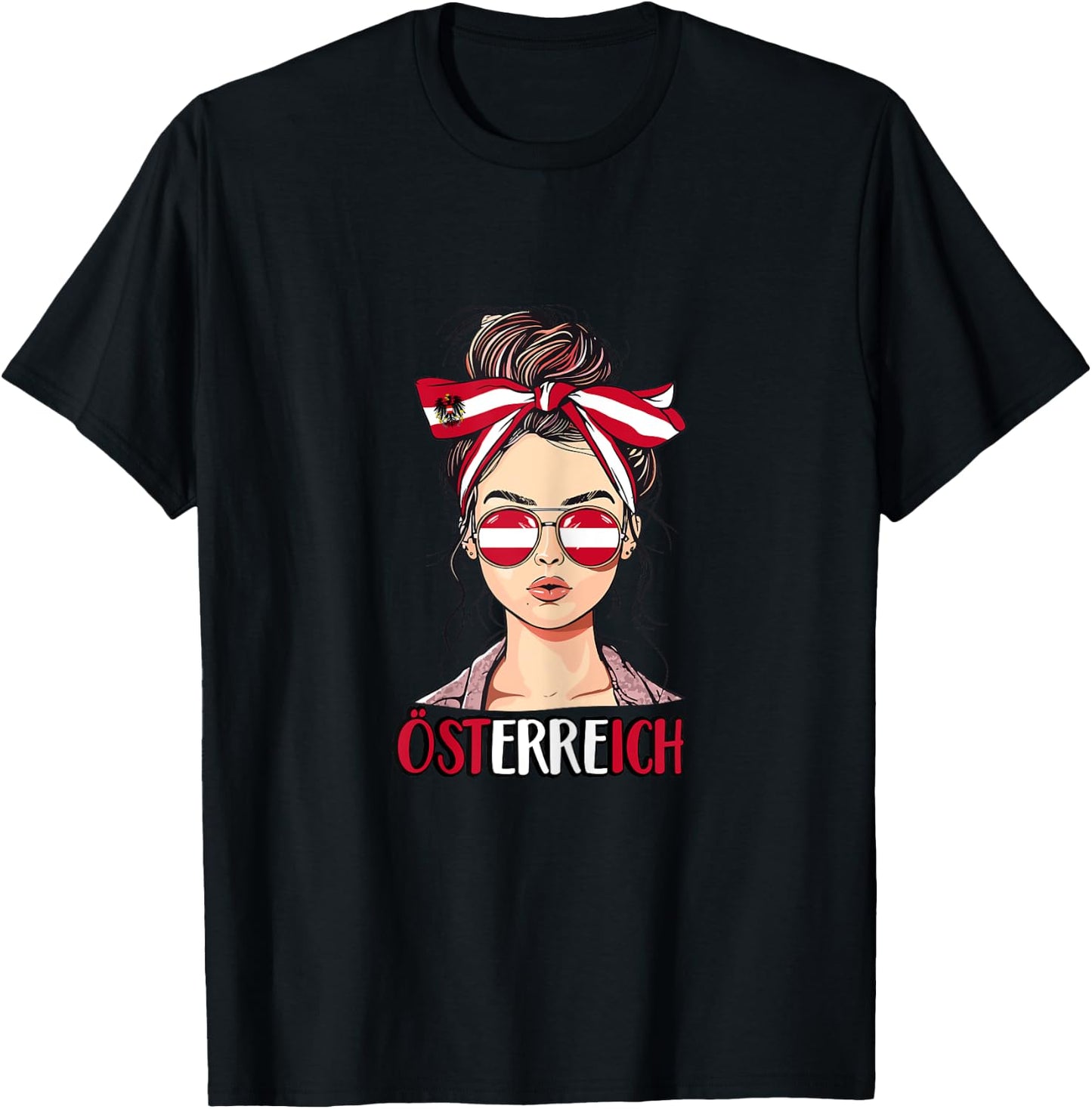 Austria Girls' Football Championship 2024 Fan Item , White T-Shirt - T-Shirt | Black