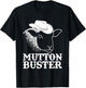 Mutton Busting Youth Rodeo Sheep Riding Kids Mutton Buster T-Shirt - T-Shirt | Black