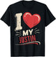 I Love My JUSTIN Name JUSTIN T-Shirt - T-Shirt | Black