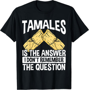 Mexican Tamales Making Mexico Food Chicken Tamale Husks T-Shirt - T-Shirt | Black
