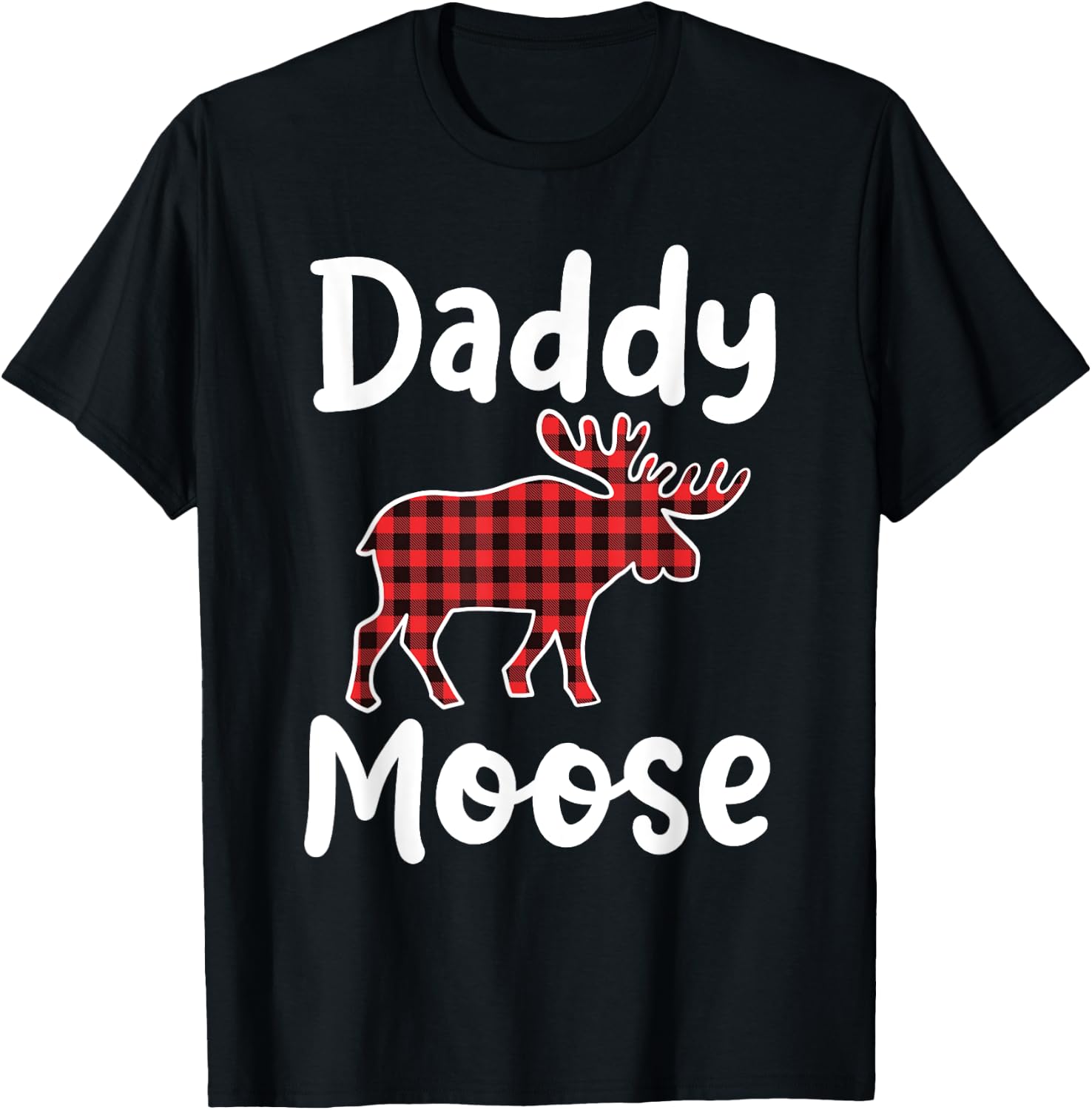 Daddy Moose Matching Family Merry Xmas in July Men T-Shirt - T-Shirt | Black