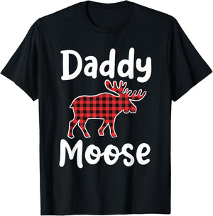 Daddy Moose Matching Family Merry Xmas in July Men T-Shirt - T-Shirt | Black