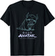 Avatar: The Last Airbender Appa Outline Portrait T-Shirt - T-Shirt | Black
