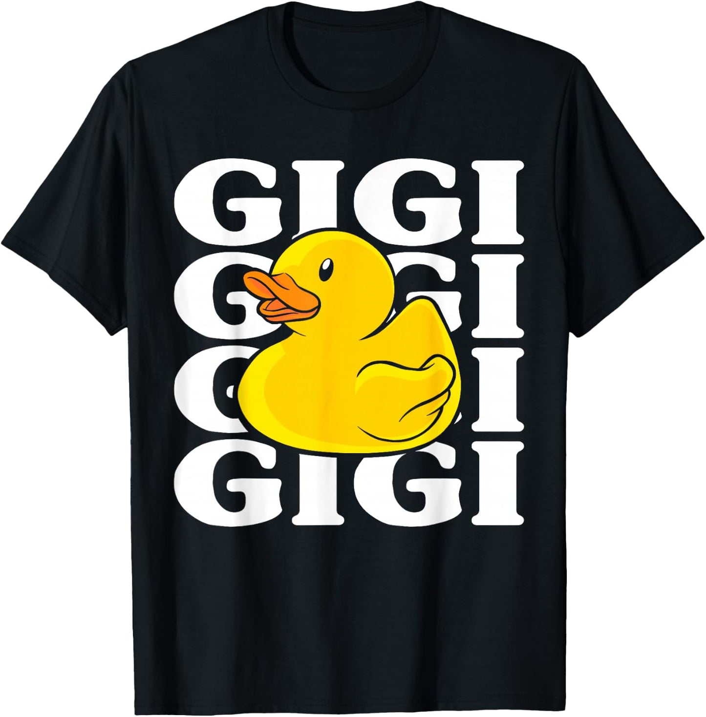 One Happy Dude Gigi 1st Birthday Rubber Duck Party T-Shirt - T-Shirt | Black