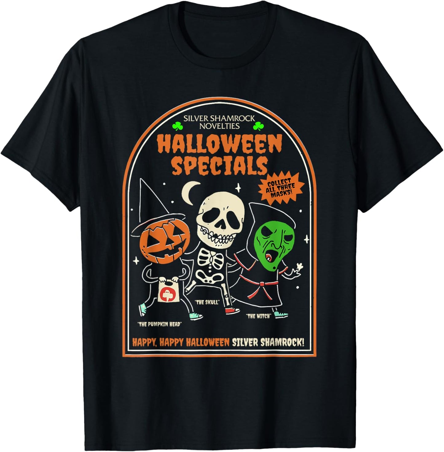 Silver Shamrock Novelties Halloween Specials Matching Family T-Shirt - T-Shirt | Black