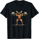 Workout Gym Moose Deadlift Weightlifting T-Shirt - T-Shirt | Black