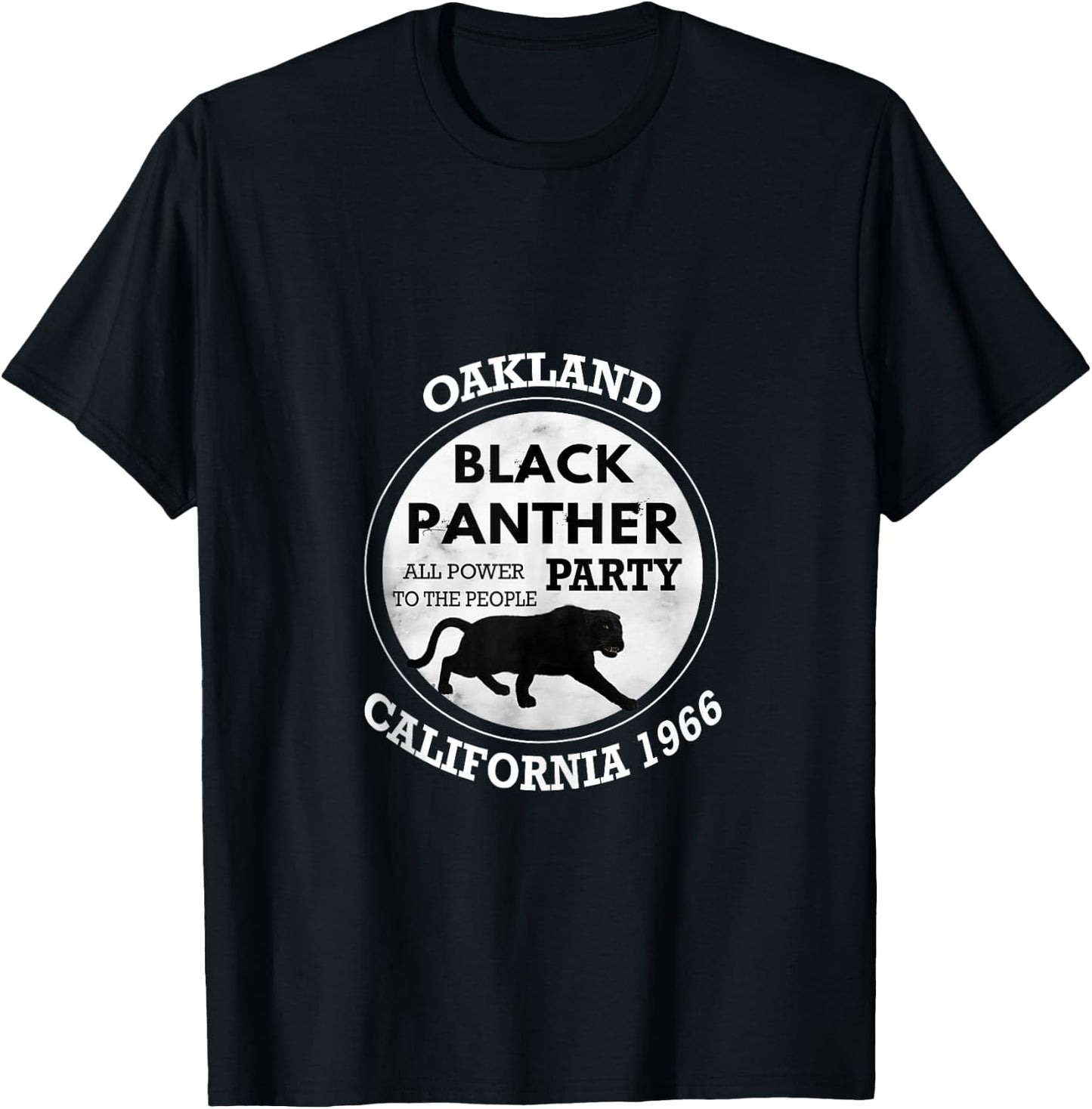Oakland California 1966 Black Panther Party T-Shirt - T-Shirt | Black