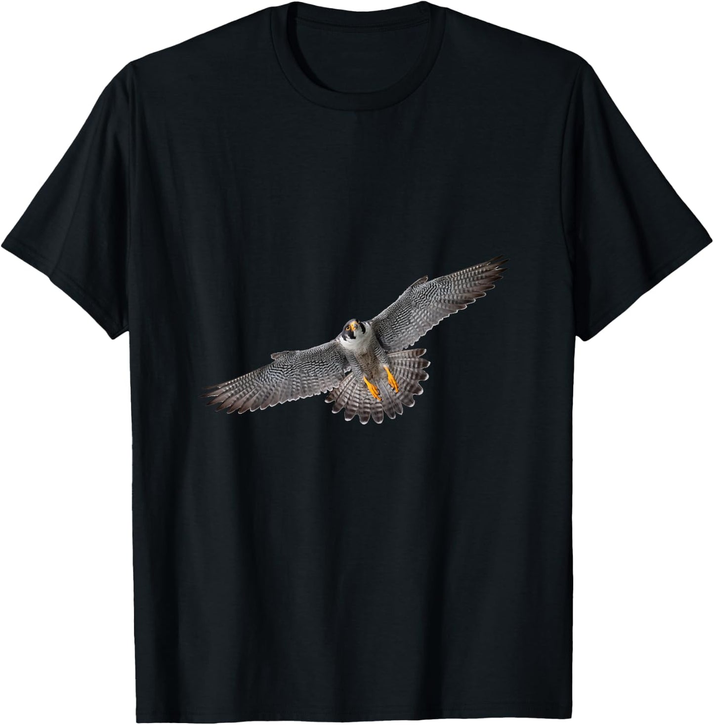 Faucon pèlerin en vol 1 Haut de Gamme T-Shirt - T-Shirt | Black