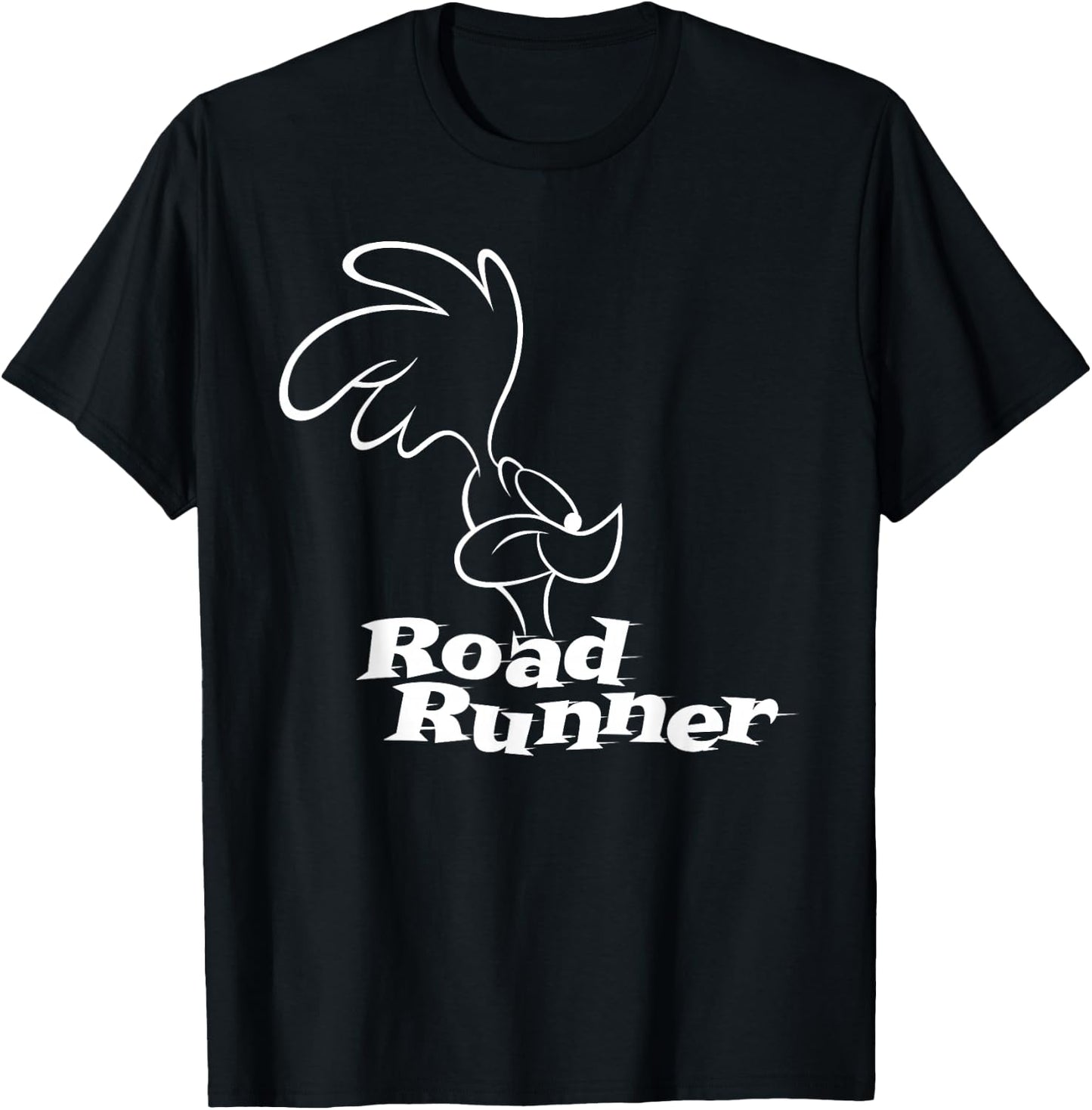 Road Runner Logo Profile Dark T-Shirt - T-Shirt | Black
