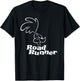 Road Runner Logo Profile Dark T-Shirt - T-Shirt | Black
