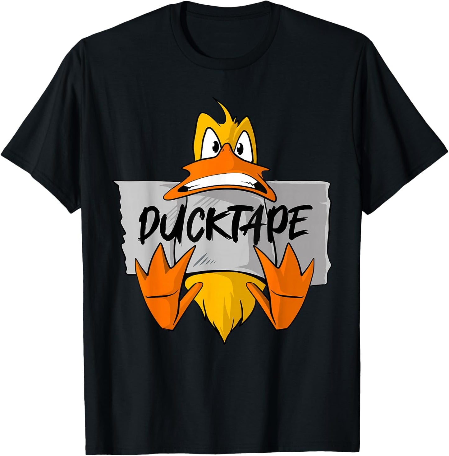 Funny Duck Tape T-Shirt - T-Shirt | Black