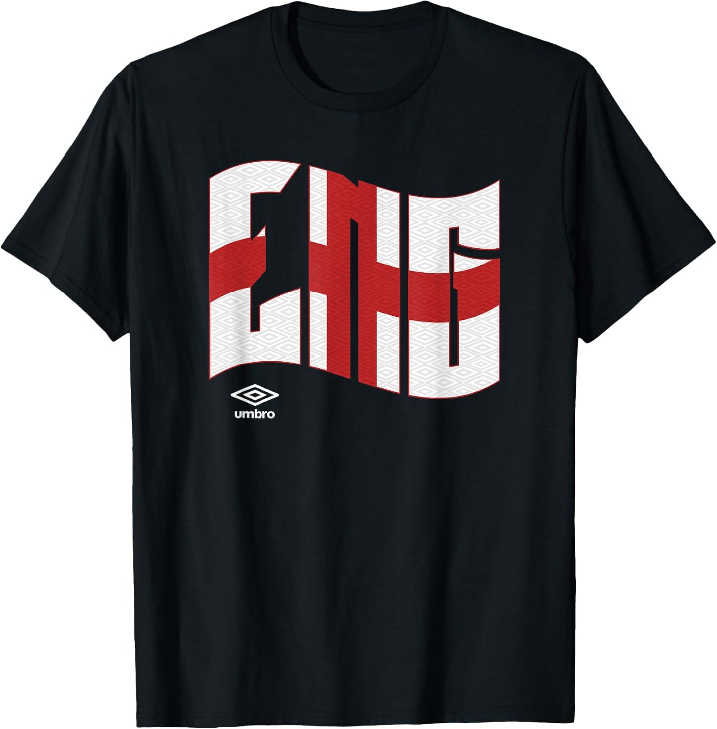 Umbro International Soccer Wavy England Logo T-Shirt - T-Shirt | Black