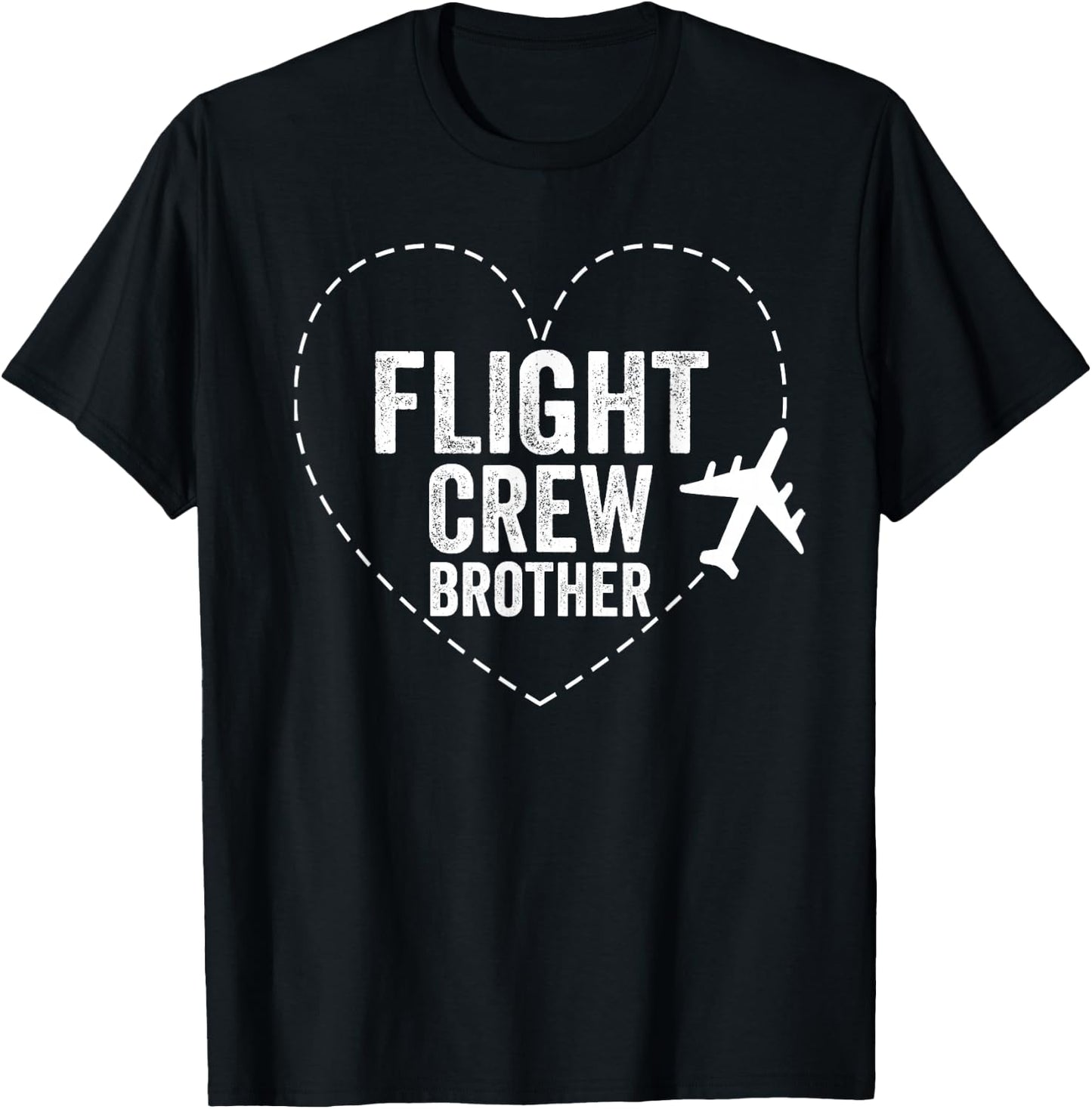 Flight Crew Brother Airplane Family Vacation Airplane Mode T-Shirt - T-Shirt | Black