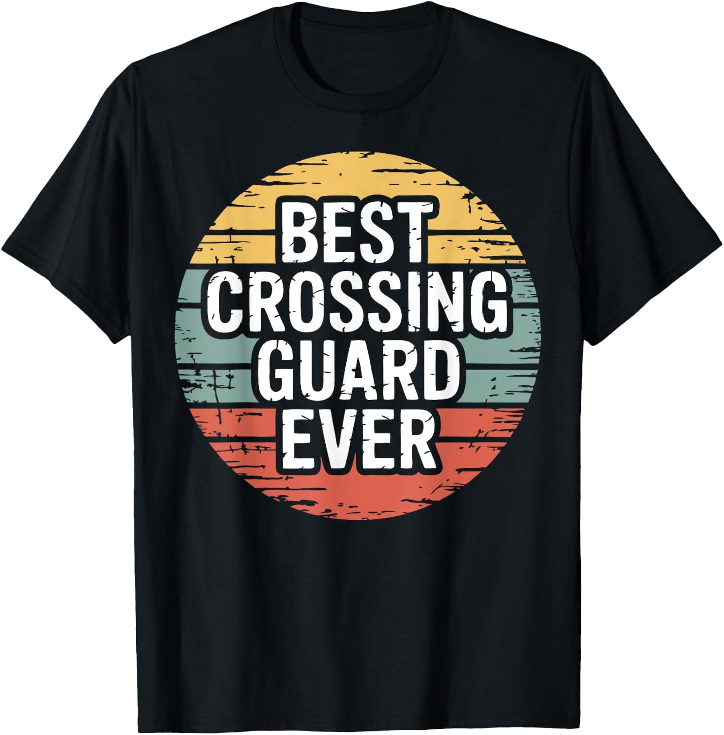 Vintage Crossing Guard Street Safety T-Shirt - T-Shirt | Black