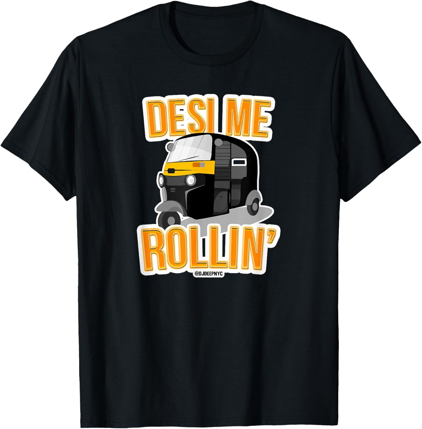 Desi Me Rollin' | They See Me Rollin' Desi Puns T-Shirt - T-Shirt | Black