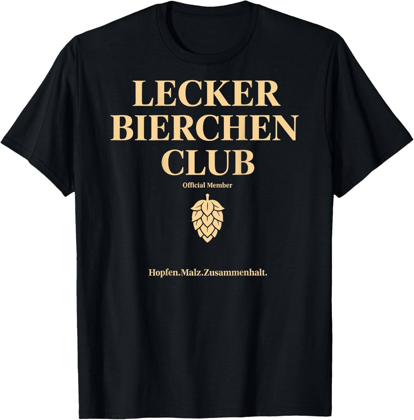 lecker Bierchen Club T-Shirt - T-Shirt | Black