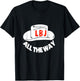 All The Way With LBJ Vintage Lyndon Johnson Campaign Button T-Shirt - T-Shirt | Black