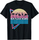 Funny Flamingo Retro Our Flock Rocks T-Shirt - T-Shirt | Black