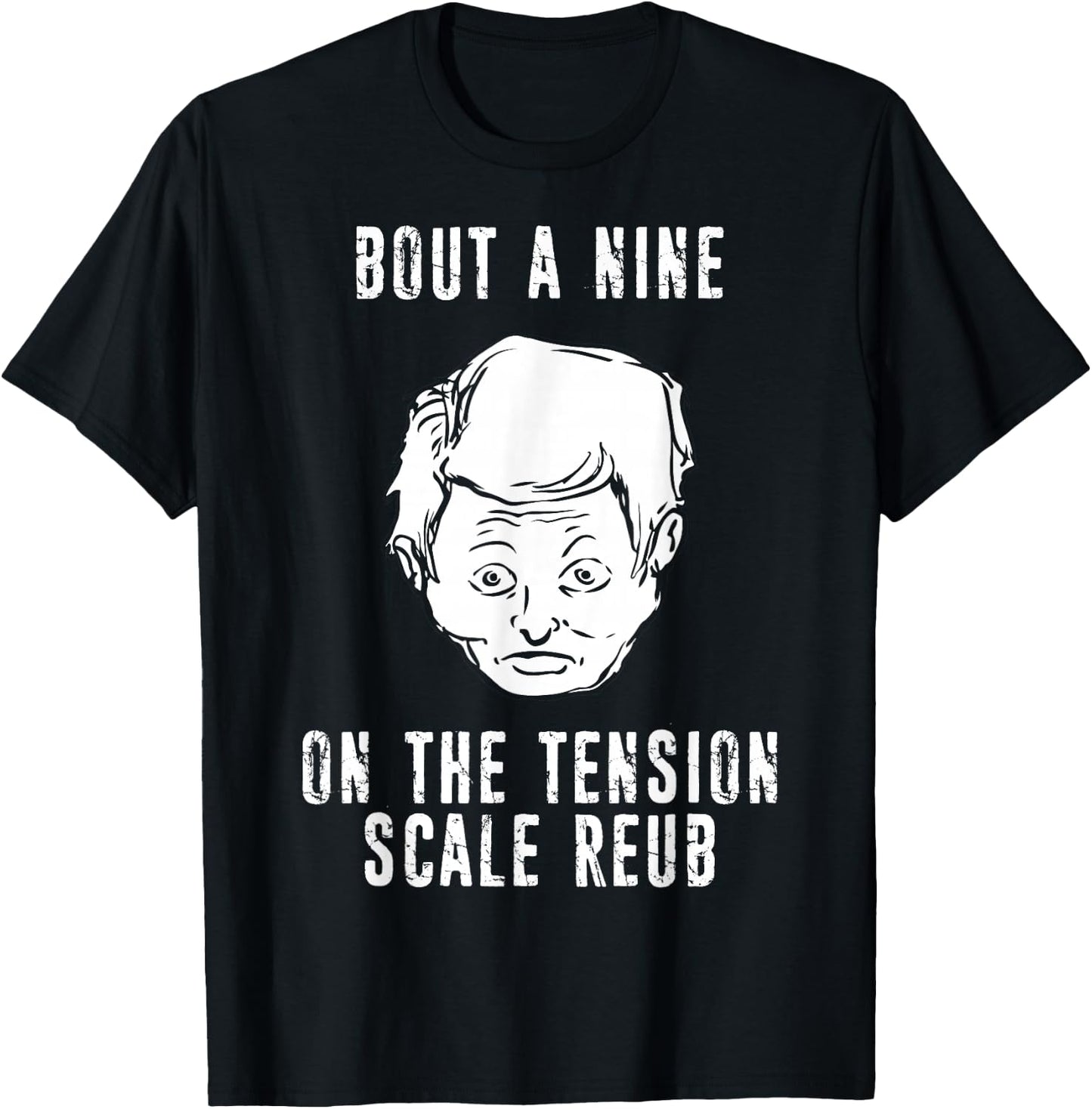 The Burbs Tension Scale Reub Artwork Gift T-Shirt - T-Shirt | Black