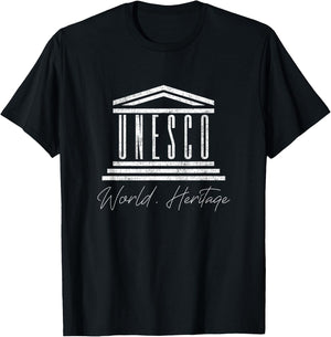 Unesco World Heritage , black T-Shirt - T-Shirt | Black