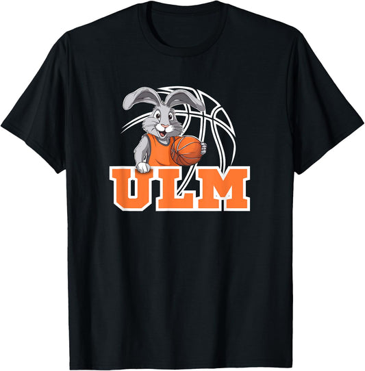 Ulm Basketball Fan Support Swabia Stadium Orange White , black T-Shirt - T-Shirt | Black