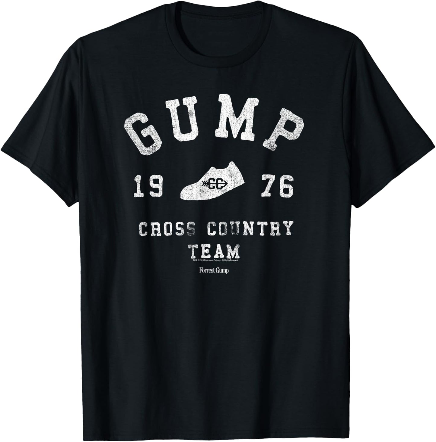 Forrest Gump Cross Country T-Shirt - T-Shirt | Black