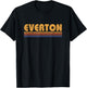 Everton England Vintage 80s Style T-Shirt - T-Shirt | Black