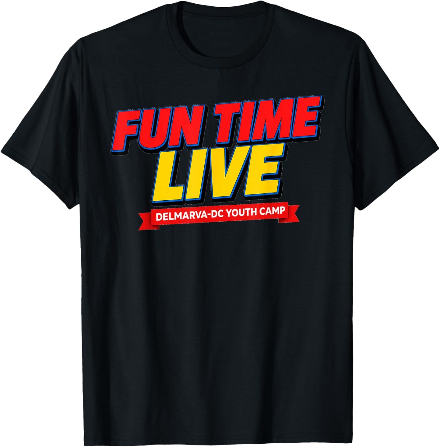 Fun TIME DELMARVA-DC Design T-Shirt - T-Shirt | Black