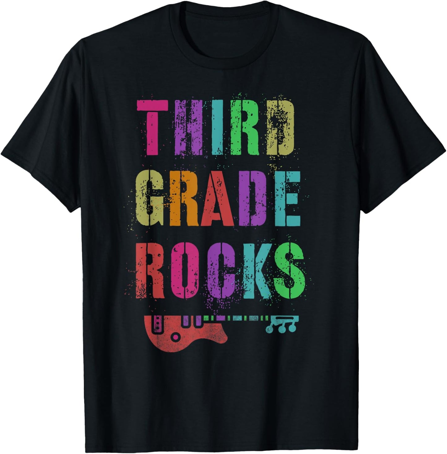 3rd GRADE ROCKS Teacher Ready to Rock Third Gr Is My Jam T-Shirt - T-Shirt | Black