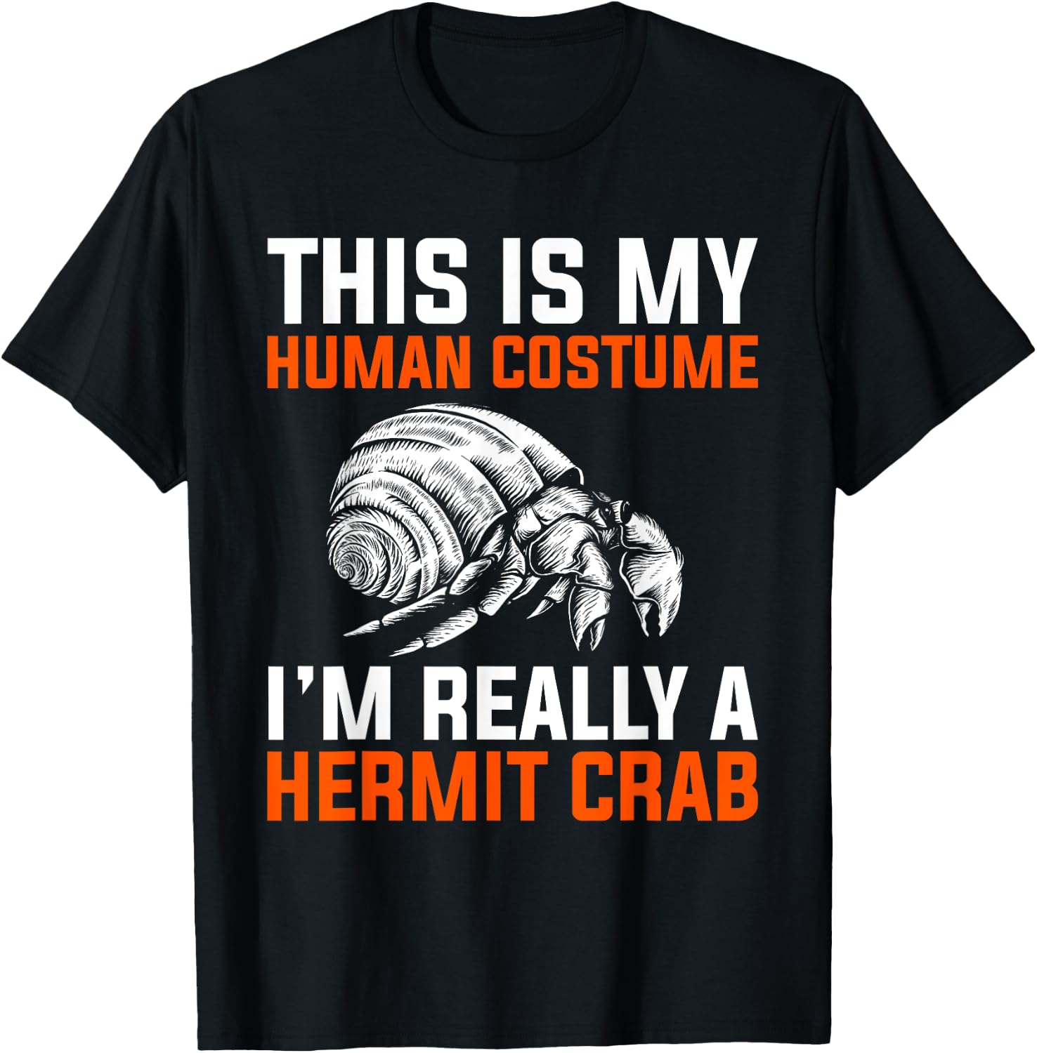 Hermit Crab Gift Crab T-Shirt - T-Shirt | Black