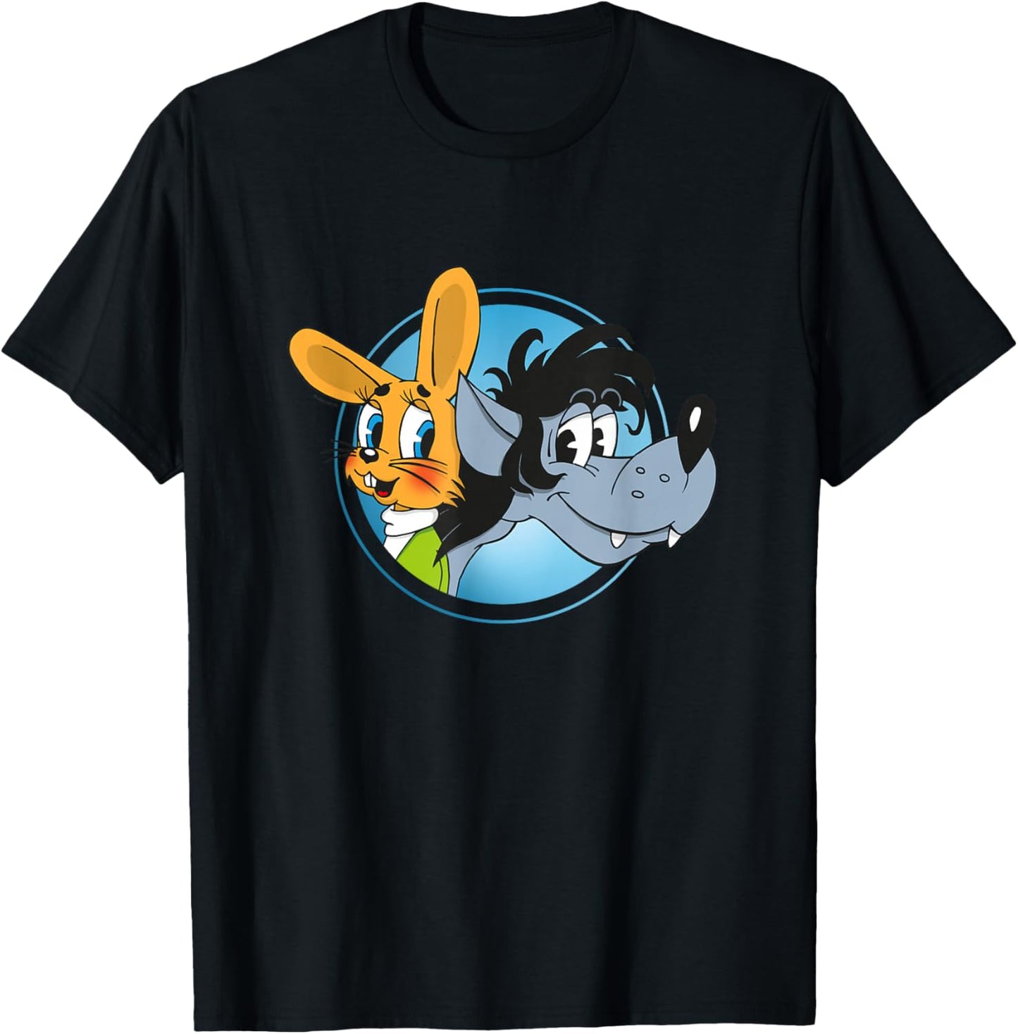 Hase & Wolf - Nu, pogodi! Hase & Wolf - Nu pogodi! T-Shirt - T-Shirt | Black