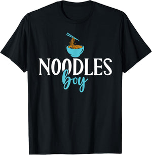 Noodles Boy T-Shirt - T-Shirt | Black