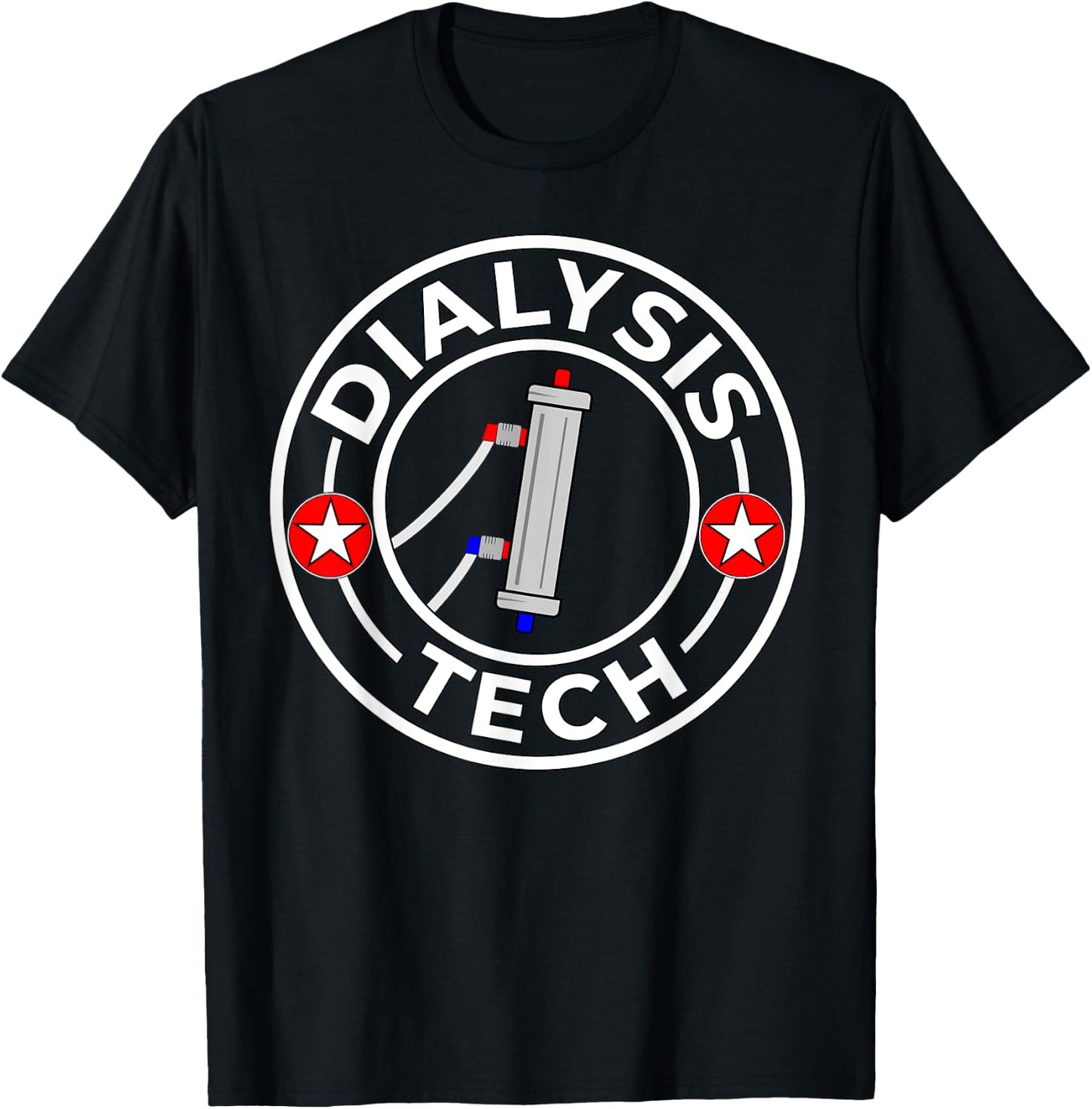 Dialysis Tech CCHT Gift Design T-Shirt - T-Shirt | Black