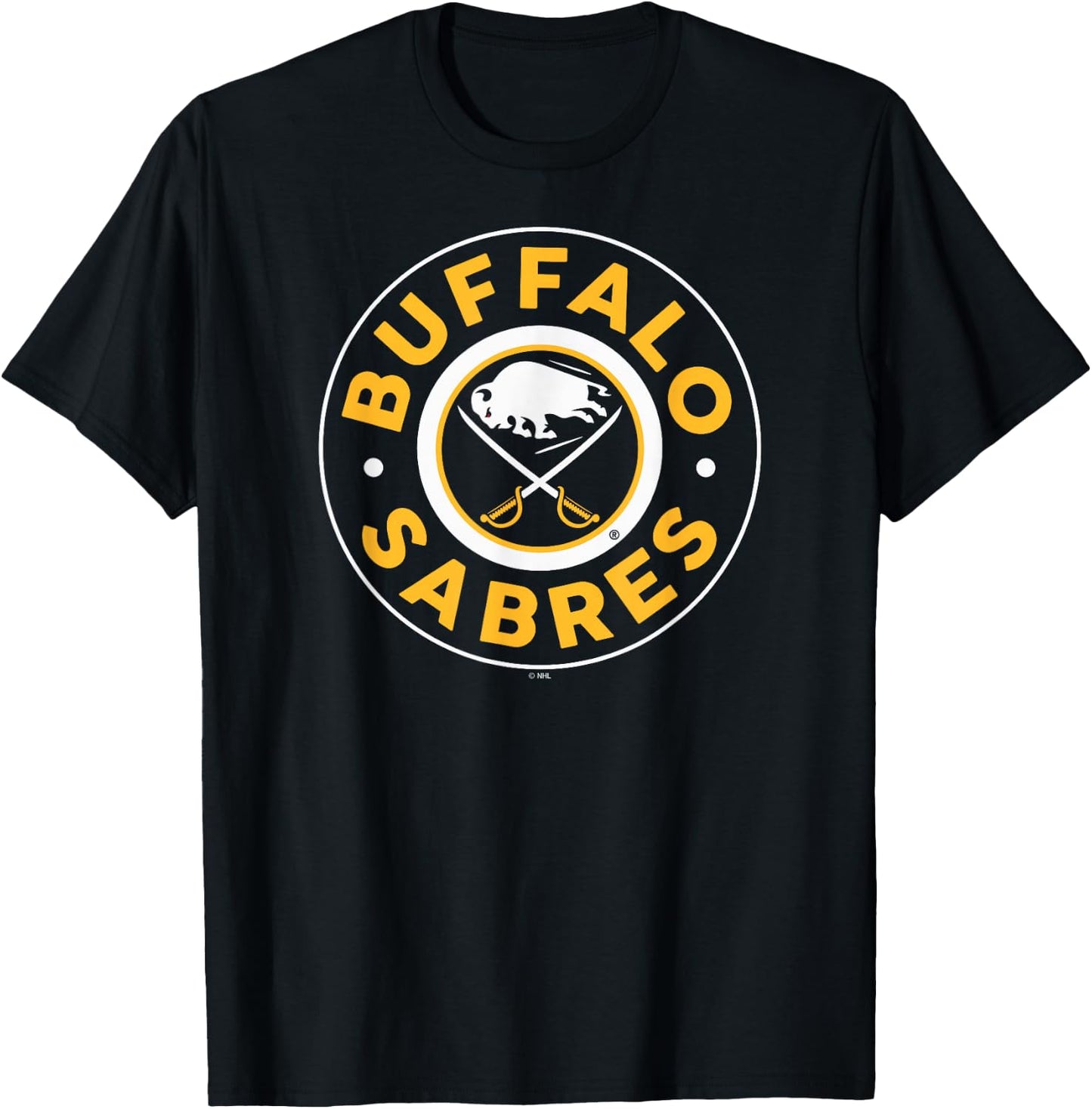 Buffalo Sabres Symbol Royal Officially Licensed T-Shirt - T-Shirt | Black