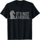 Chess It's Not A Horse Knight Funny Chess player T-Shirt - T-Shirt | Black