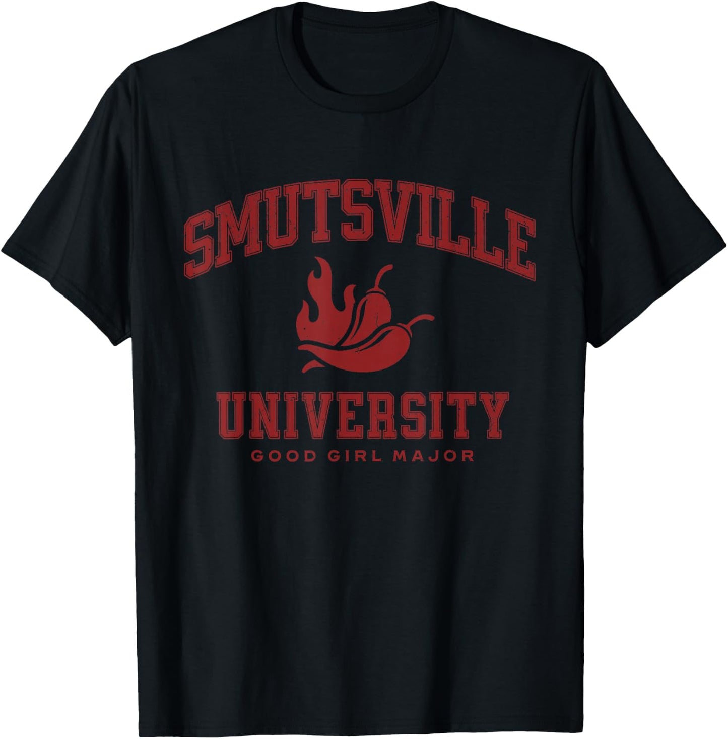 Smutsville University Smut Reader Spicy Book Lover T-Shirt - T-Shirt | Black