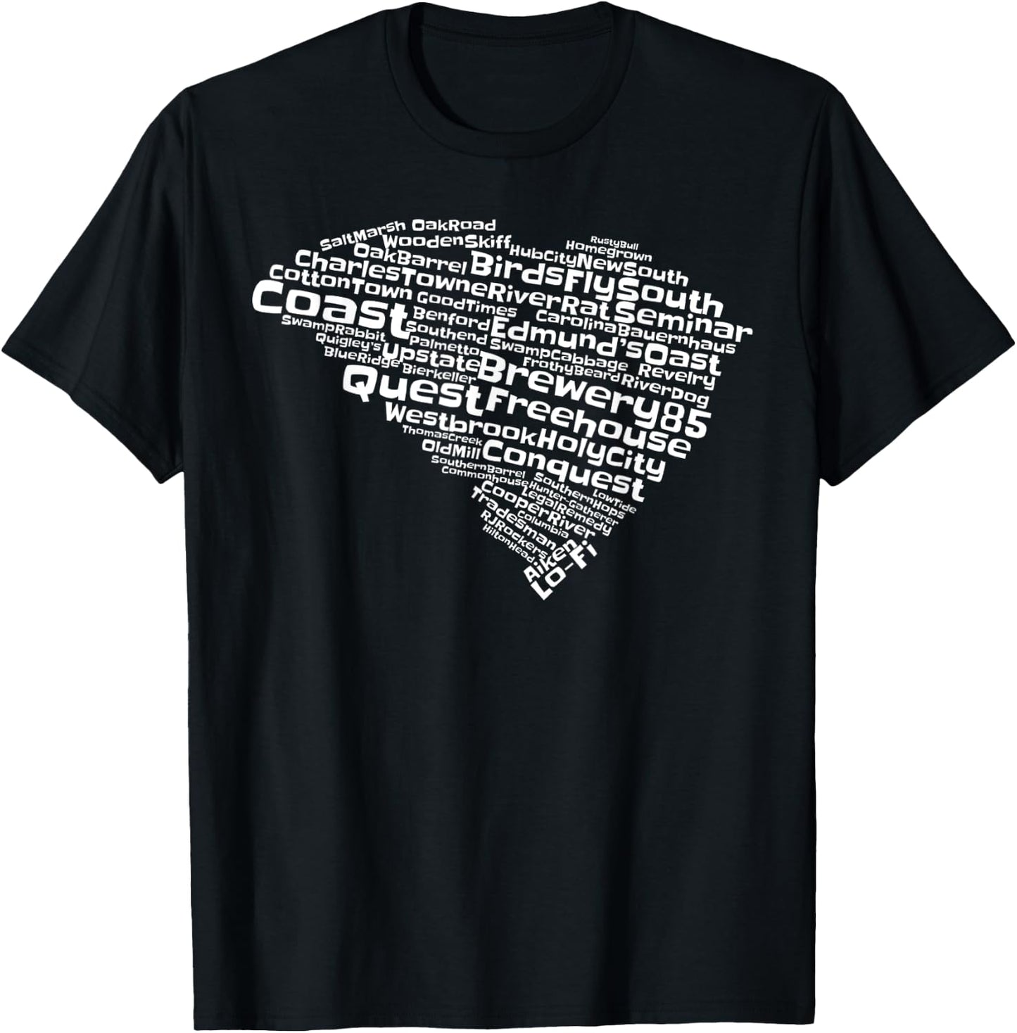 Drink Local South Carolina Breweries T-Shirt - T-Shirt | Black
