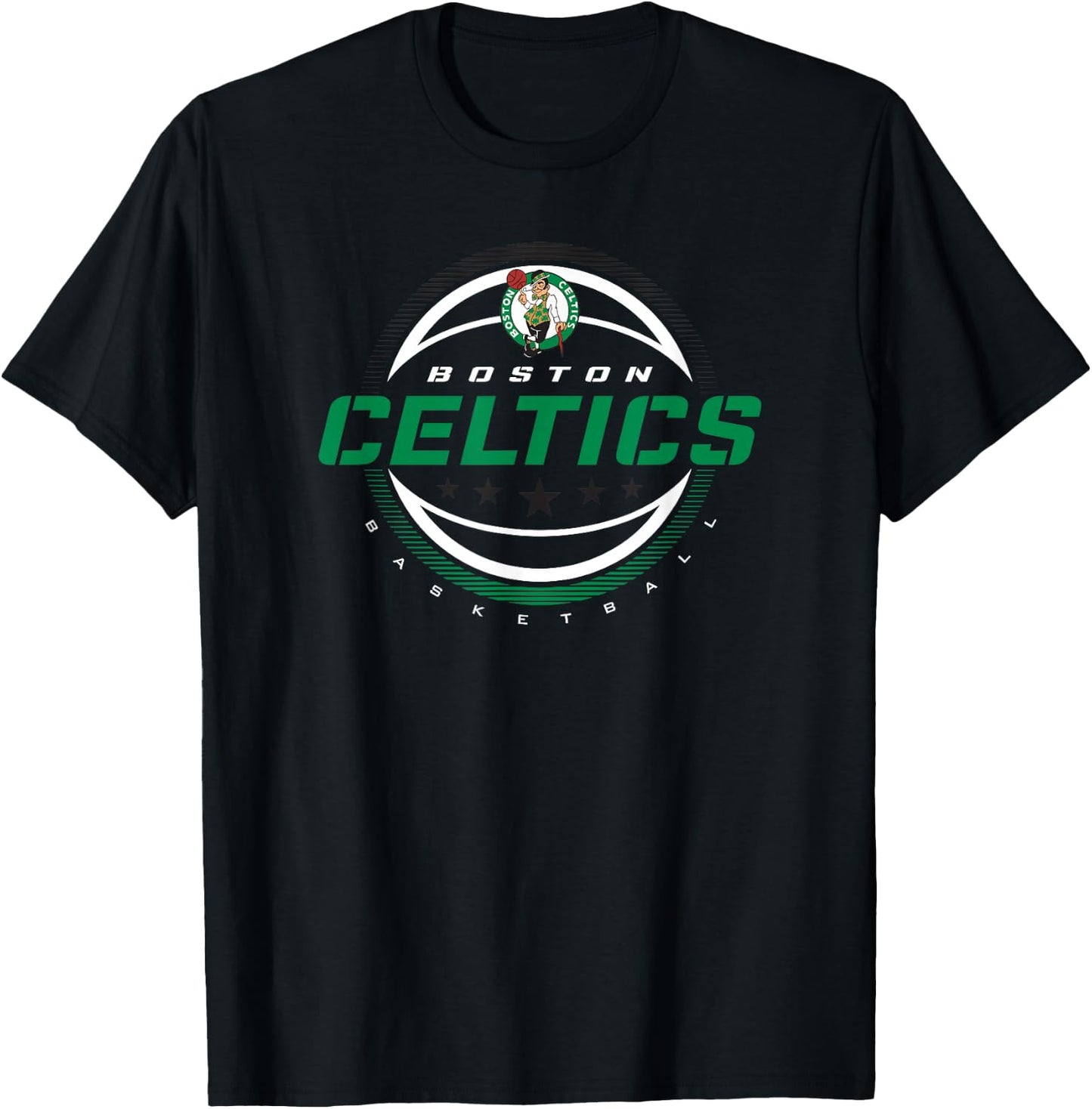 NBA Boston Celtics The Rock T-Shirt - T-Shirt | Black