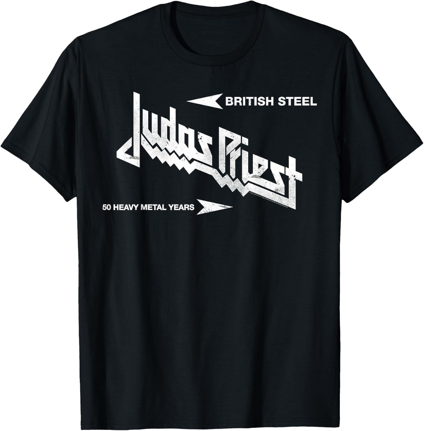 Judas Priest British Steel Olive , Green, s T-Shirt - T-Shirt | Black