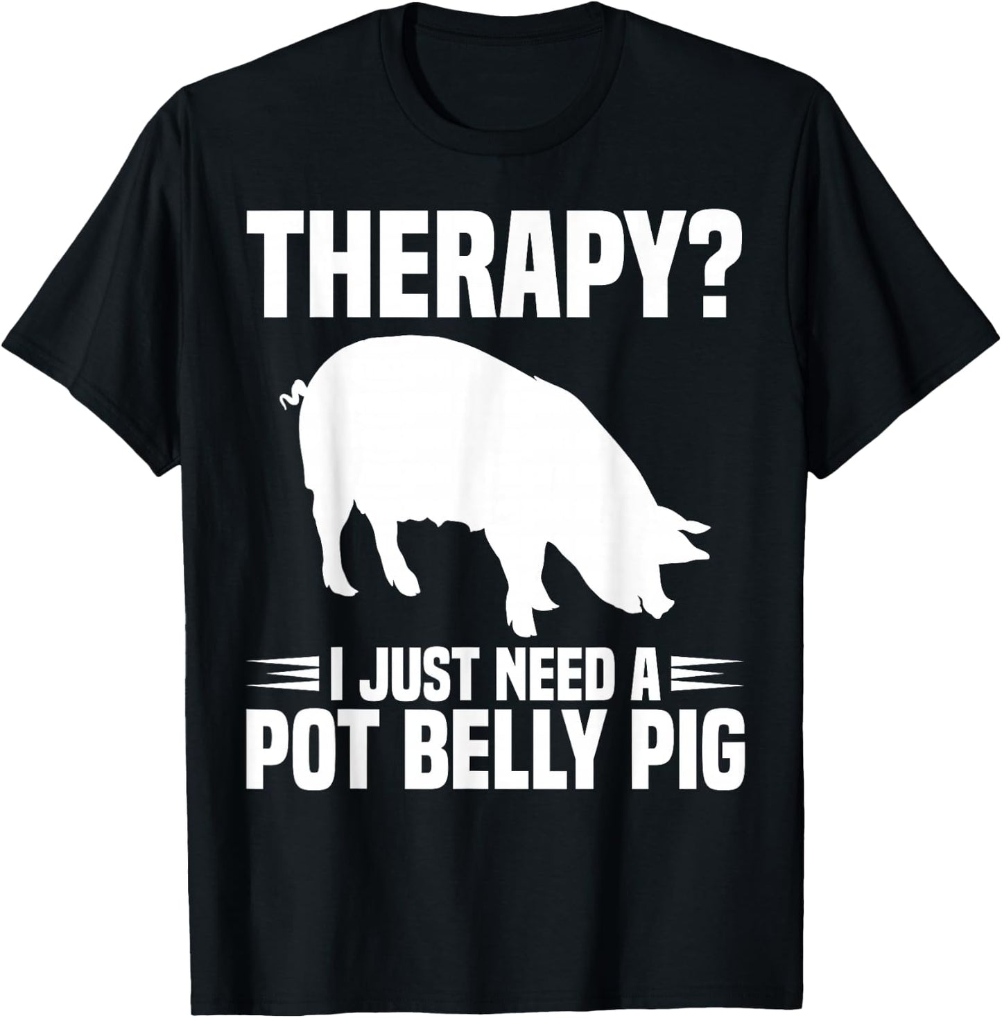 Pot Belly Pig Owner Food Toys Supplies Pot Belly Pig Mom T-Shirt - T-Shirt | Black