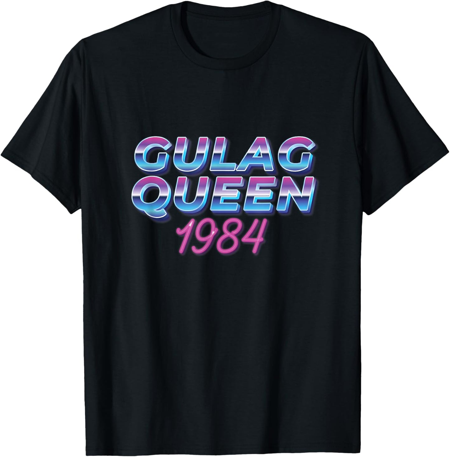 Gulag Queen Verdansk 1984 CoD Gaming Gulag Warzone Verdansk T-Shirt - T-Shirt | Black