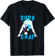 Born To Snap | Football Lineman Center Long Snapper T-Shirt - T-Shirt | Black