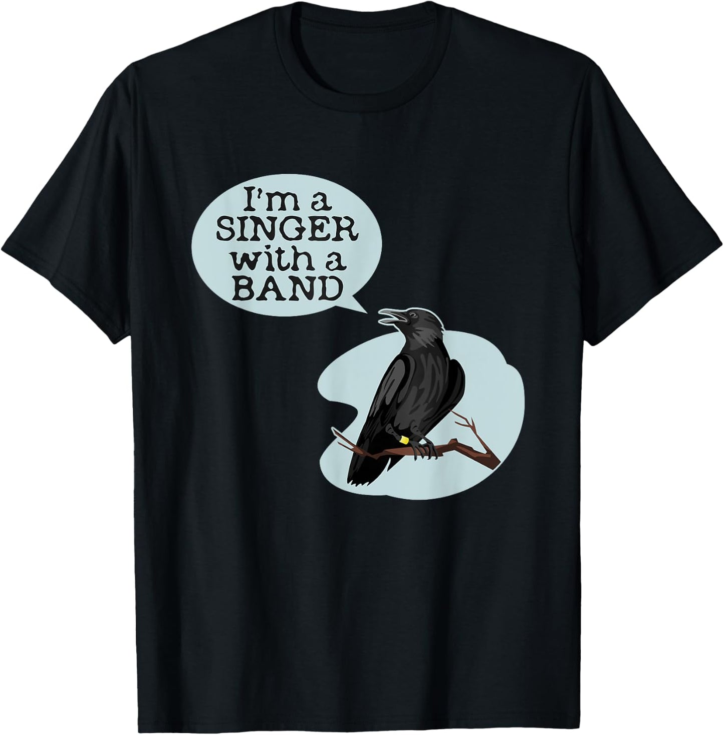 Funny Bird Banding Ringing Singer With a Band Bander Gift T-Shirt - T-Shirt | Black