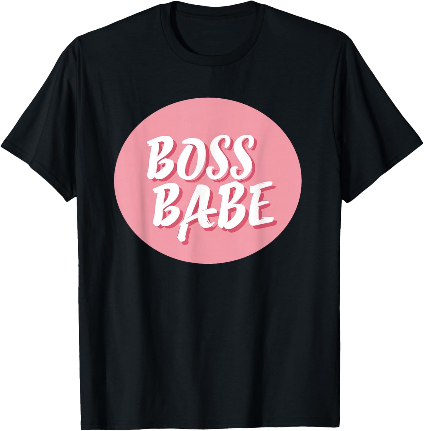 Pink and cute independent Boss Babe Costume T-Shirt - T-Shirt | Black