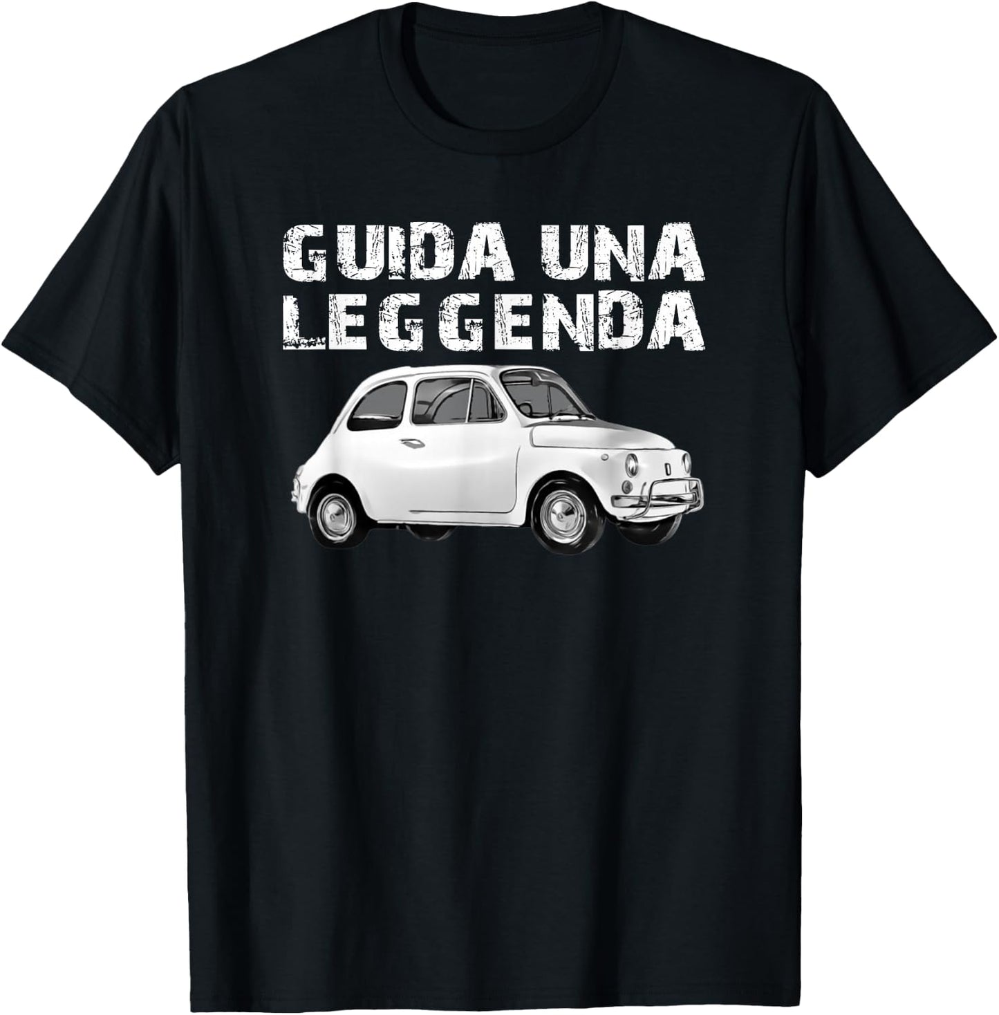 FIAT 500 , Black, S T-Shirt - T-Shirt | Black