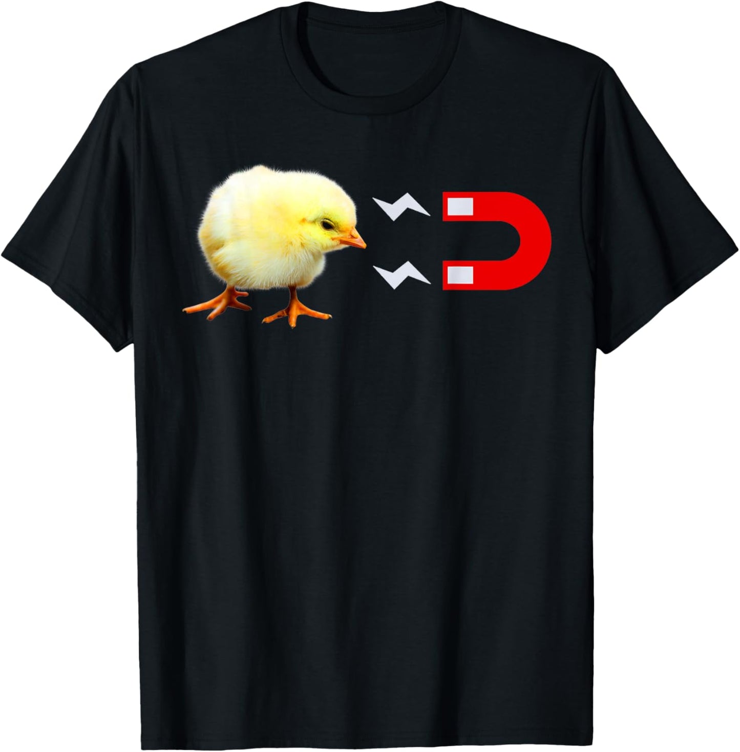 Chick Magnet, Baby Chicken Men's Funny Shirt T-Shirt - T-Shirt | Black
