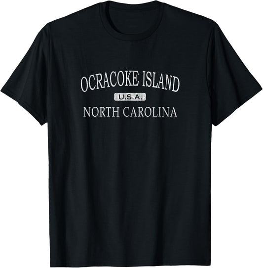 Ocracoke Island - North Carolina T-Shirt - T-Shirt | Black