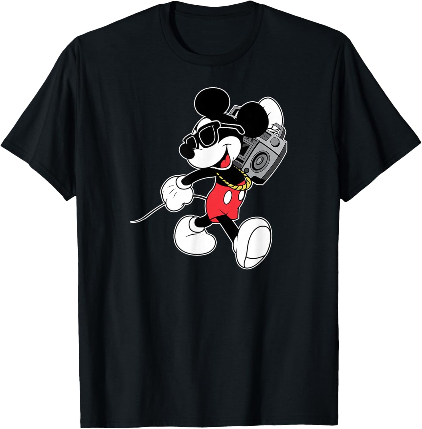Disney - Mickey Mouse Boombox T-Shirt - T-Shirt | Black