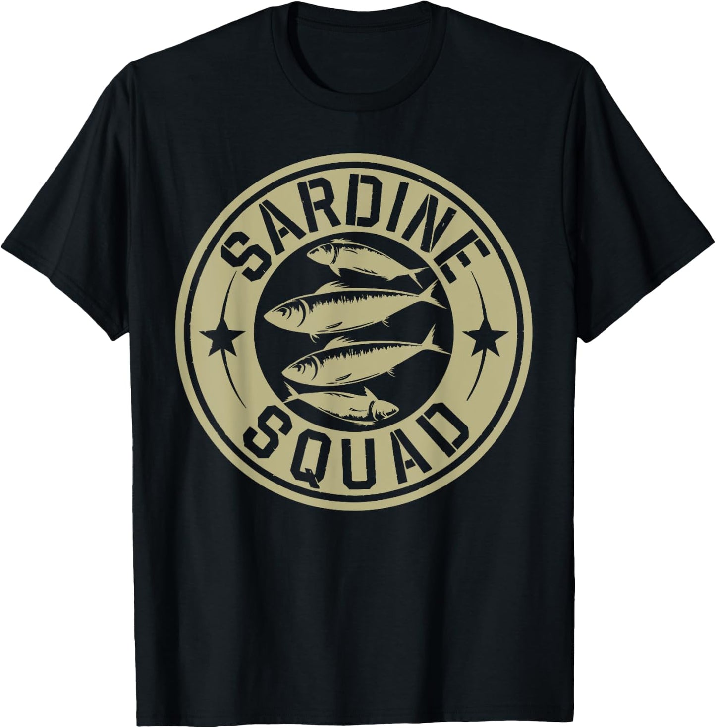 Sardine Lover Sardine Squad Food Festival Sardine T-Shirt - T-Shirt | Black